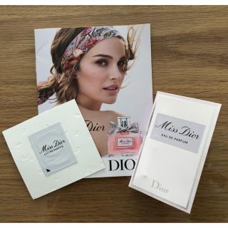 クリスチャンディオール(Christian Dior)のディオール　新作香水サンプル、ムエット、リーフレット(サンプル/トライアルキット)