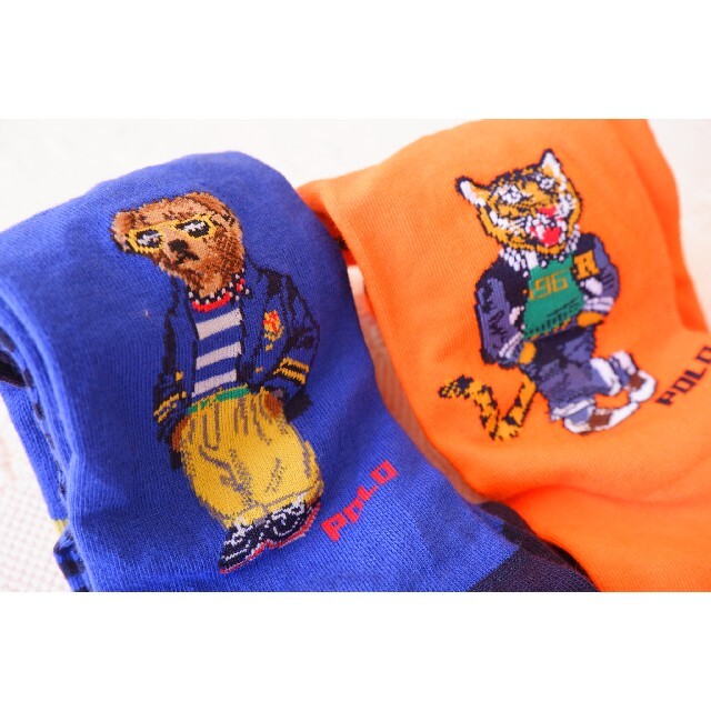 POLO RALPH LAUREN(ポロラルフローレン)のPOLO ポロラルフローレンのおしゃれなメンズソックス【2足セット】【新品】 メンズのレッグウェア(ソックス)の商品写真