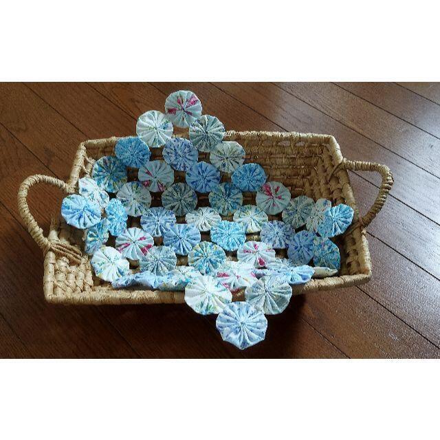 ☆ヨーヨーキルト ミニマット ハンドメイド 吊さ ☆ヨーヨーキルト ミニマット ハンドメイド 吊さ