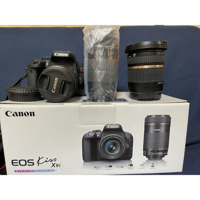 定番の中古商品 eos canon - Canon kiss wズームキット 超広角レンズ