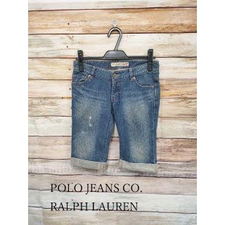 ポロラルフローレン(POLO RALPH LAUREN)のPOLO JEANS CO. 　レディース　デニム　ショートパンツ　25インチ(デニム/ジーンズ)