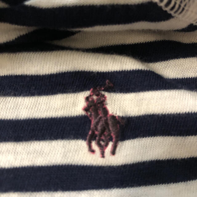 POLO RALPH LAUREN(ポロラルフローレン)のラルフローレン  キッズ　パーカー　トップス　ボーダー　110 キッズ/ベビー/マタニティのキッズ服男の子用(90cm~)(Tシャツ/カットソー)の商品写真