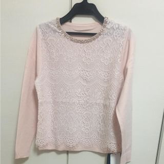 ジャスグリッティー(JUSGLITTY)の新品 JUSGLITTY ビジュー ニット(ニット/セーター)