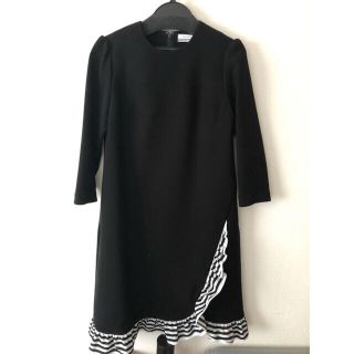 ドゥロワー(Drawer)のボーダーズアットバルコニー　TRIMMED DRESS ワンピース(ひざ丈ワンピース)