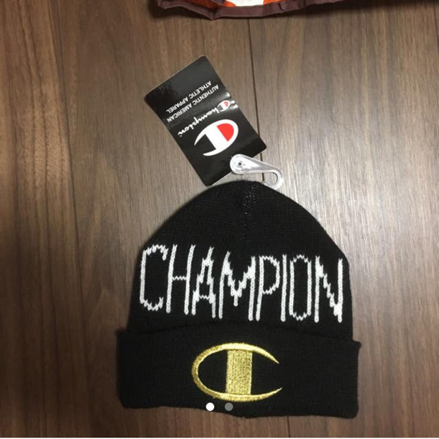 Champion(チャンピオン)の新品 ニット帽 チャンピオン キッズ/ベビー/マタニティのこども用ファッション小物(帽子)の商品写真