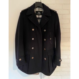 バーバリーブラックレーベル(BURBERRY BLACK LABEL)のバーバリーブラックレーベル　ノバチェック　Pコート(ピーコート)