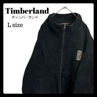 ティンバーランド(Timberland)の【激レア】ティンバーランド 90’ 古着 フリース フルジップ 黒 Lサイズ (ブルゾン)