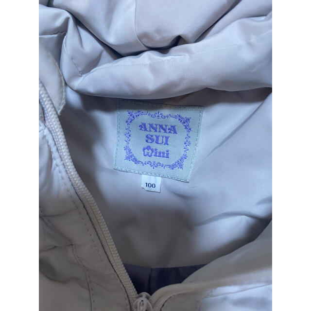ANNA SUI mini(アナスイミニ)のアナスイミニ ダウンジャケット コート アウター 100 キッズ/ベビー/マタニティのキッズ服女の子用(90cm~)(ジャケット/上着)の商品写真