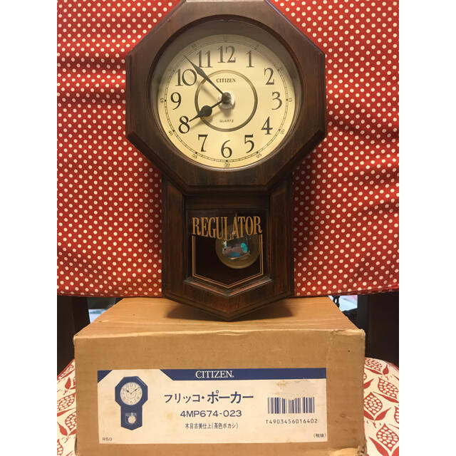 CITIZEN - 木目調掛け時計∗振り子時計∗REGULATOR※シチズン美品の通販