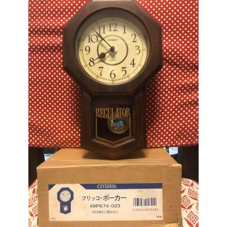 CITIZEN - 木目調掛け時計∗振り子時計∗REGULATOR※シチズン美品の通販
