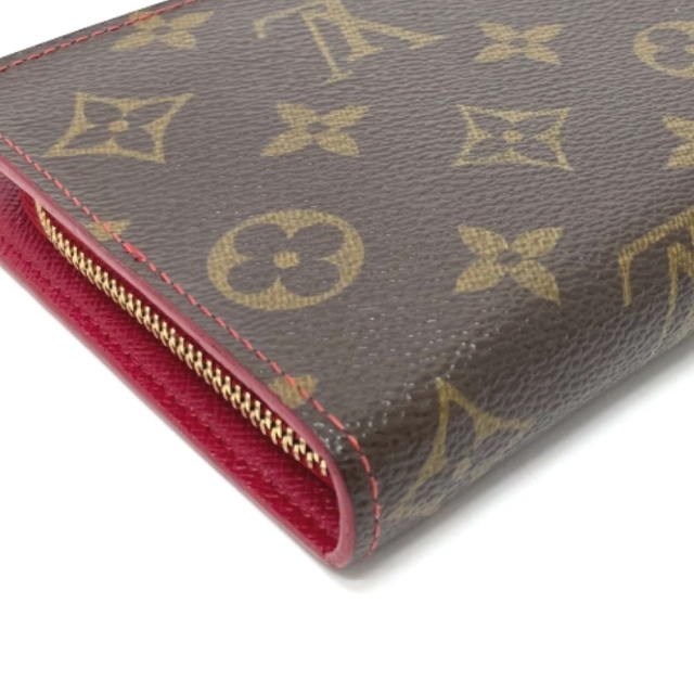 LOUIS VUITTON(ルイヴィトン)のルイヴィトン LOUIS VUITTON ポルトモネ ジップ M95006 モノグラム チェリー ラウンドファスナー 長財布 モノグラムキャンバス ブラウン レディースのファッション小物(財布)の商品写真