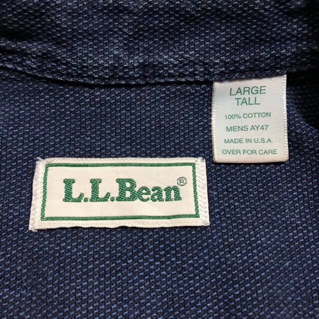 L.L.Bean(エルエルビーン)のエルエルビーン☆USA製ポケット付きカノコ生地デニムシャツ メンズのトップス(シャツ)の商品写真