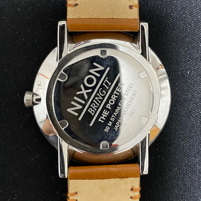 NIXON(ニクソン)の【美品】NIXON レザーベルト腕時計 メンズの時計(レザーベルト)の商品写真