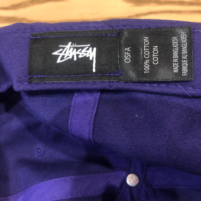 STUSSY(ステューシー)のステューシー パープル　キャップ レディースの帽子(キャップ)の商品写真