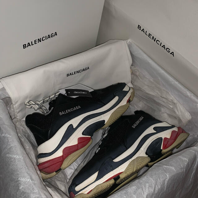 海外限定】 triple Balenciaga - Balenciaga s バレンシアガ トリプル ...