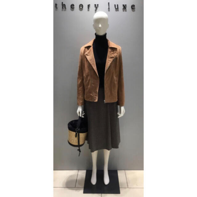 Theory luxe(セオリーリュクス)のTheory luxe 18aw ライダースジャケット レディースのジャケット/アウター(ライダースジャケット)の商品写真