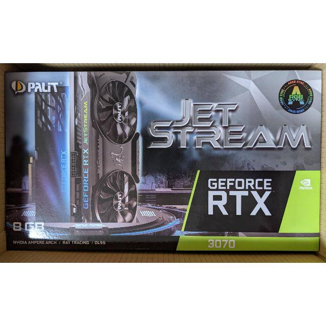 新品送料込 Palit RTX3070 Jetstream 8GB 非LHR スマホ/家電/カメラのPC/タブレット(PCパーツ)の商品写真