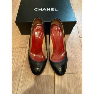 シャネル(CHANEL)のシャネル　24㎝　37C  皮素材　(ハイヒール/パンプス)