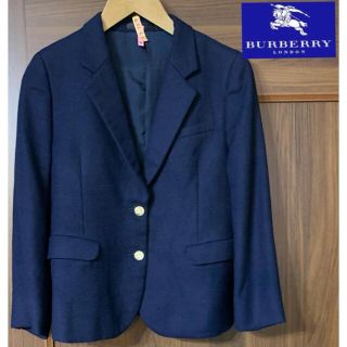 バーバリー(BURBERRY)の【良品】BURBERRYバーバリー★紺色ブレザー 2ボタン★キッズ140(ジャケット/上着)