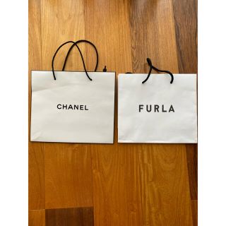 シャネル(CHANEL)のCHANEL ショップ袋 シャネル　FURLA ２枚まとめ売り(ショップ袋)