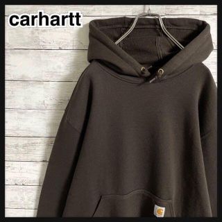 カーハート(carhartt)の【希少XLサイズ】カーハート☆ワンポイントロゴ　パーカー　即完売モデル希少カラー(パーカー)