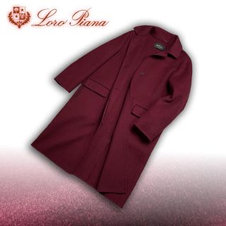 ロロピアーナ(LORO PIANA)のE25★極上カシミヤ100% ステンカラーコート ロロピアーナ 42(チェスターコート)