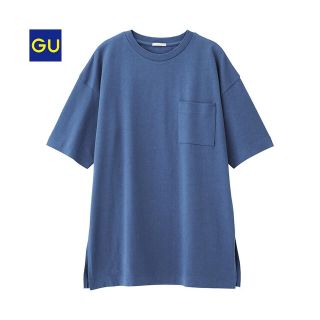 ジーユー(GU)のみーちゃん♪様専用　ジーユー　ロングＴ(５分袖)ＪＮ  GU 5分袖(Tシャツ(半袖/袖なし))