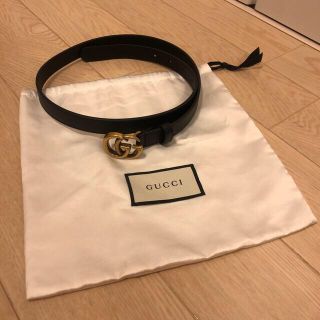 グッチ(Gucci)のGUCCI  レザーベルト　ダブルGバックル(ベルト)