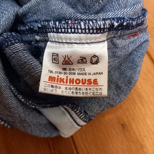 mikihouse(ミキハウス)のMIKI HOUSE　デニムスカート キッズ/ベビー/マタニティのキッズ服女の子用(90cm~)(スカート)の商品写真