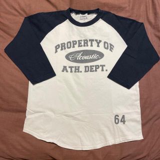 ツインズアコースティック(Twins Acoustic)のツインズ アコースティック Acoustic 七分丈 染み込みプリントTシャツ (Tシャツ/カットソー(七分/長袖))