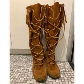 ミネトンカ(Minnetonka)の最終値下げ☆MINNETONKA 1422 (フロントレースニーハイブーツ)(ブーツ)