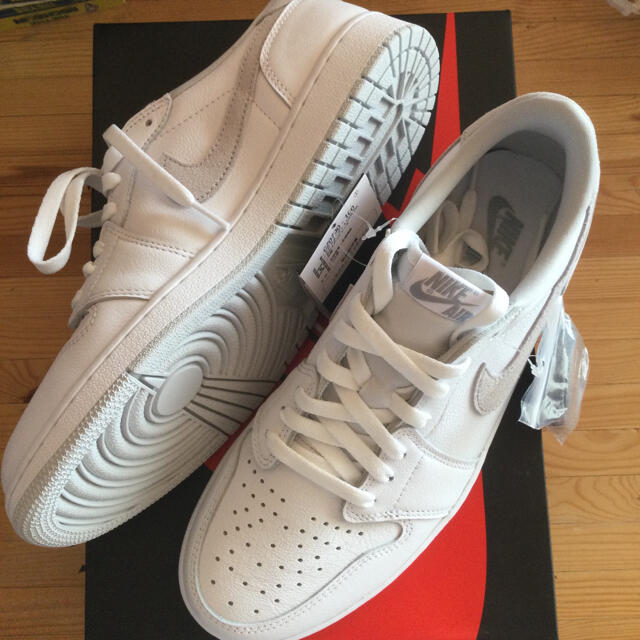 NIKE air jordan 1 low og 白x灰 サイズ28.5 新品