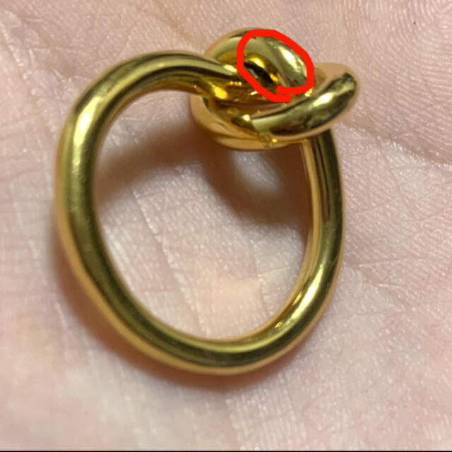 値下げ不可】celine セリーヌ ノットリング knot ring 指輪
