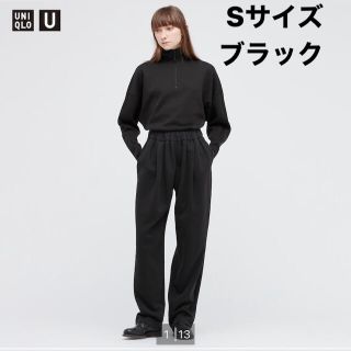 ユニクロ(UNIQLO)のUNIQLO U ユニクロ　スウェットギャザーパンツ　ユニクロユー(カジュアルパンツ)