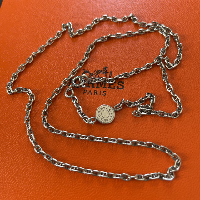 HERMES - hermes シェーヌダンクル ネックレス 50cm 希少 HERMES - hermes シェーヌダンクル ネックレス 50cm 希少