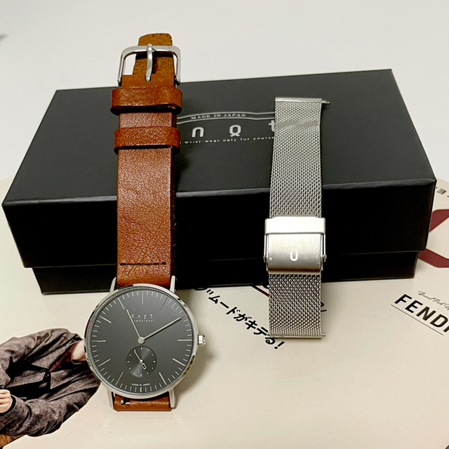 maker's watch knot 時計 cs-36 svbk 腕時計(アナログ)