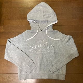 ステューシー(STUSSY)のSTUSSY レディース パーカー (グレー)(パーカー)