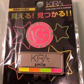 キャスコ(Kasco)の新品　ゴルフマーカー　KIRA Kasco ピンク(ゴルフ)