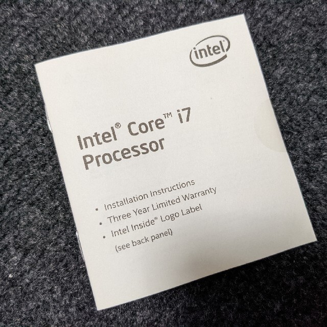 CPU intel Core i7 6700K  スマホ/家電/カメラのPC/タブレット(PCパーツ)の商品写真