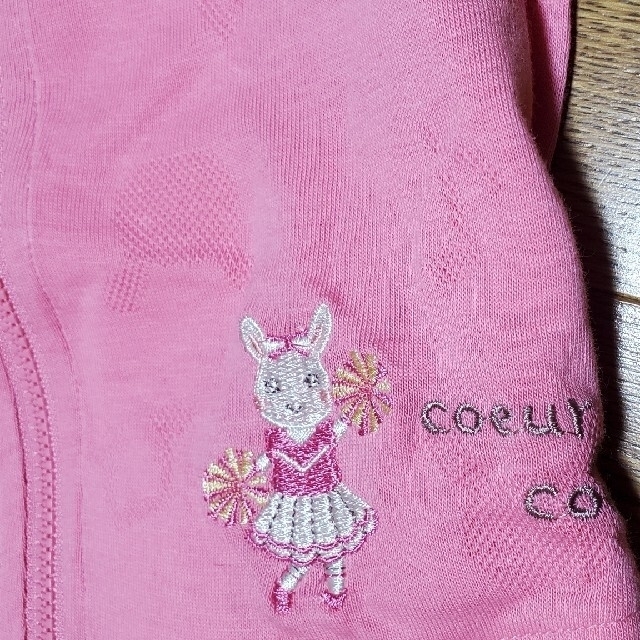 coeur a coeur(クーラクール)のクーラクール　ブラウスTシャツ&カーディガンセット キッズ/ベビー/マタニティのキッズ服女の子用(90cm~)(カーディガン)の商品写真