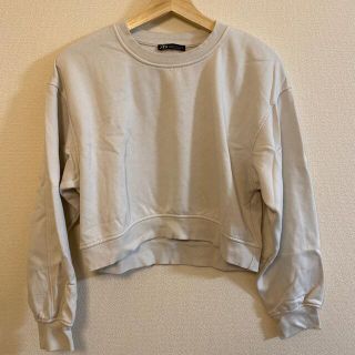 ザラ(ZARA)のZARA クロップド丈　スウェット(トレーナー/スウェット)