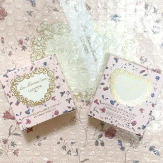 レメルヴェイユーズラデュレ(Les Merveilleuses LADUREE)のラデュレ　パウダーコンパクト& パウダーファンデーション(ファンデーション)