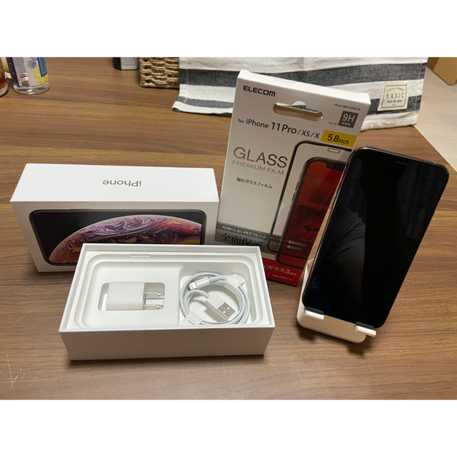 iPhone Xs Gold 256 GB SIMフリー バッテリー残量100%