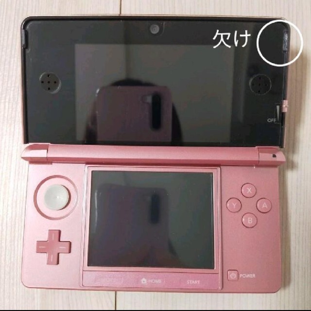 ニンテンドー3DS(ニンテンドー3DS)の■ニンテンドー3DS ミスティピンク■ エンタメ/ホビーのゲームソフト/ゲーム機本体(携帯用ゲーム機本体)の商品写真