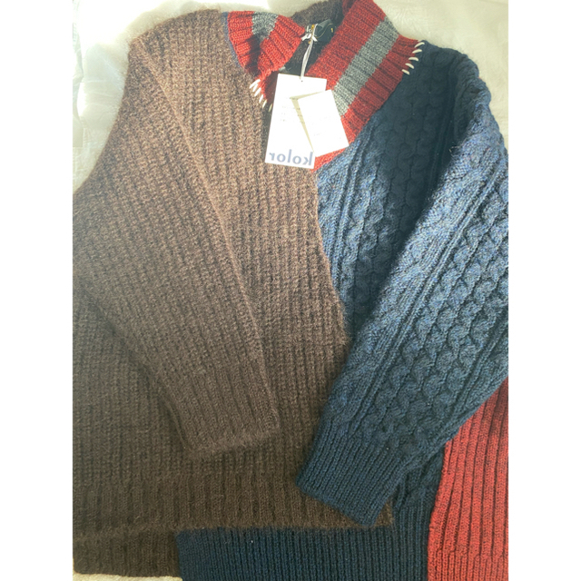 格安即納】 kolor - kolor 18aw クレイジーパターンニット size1の通販