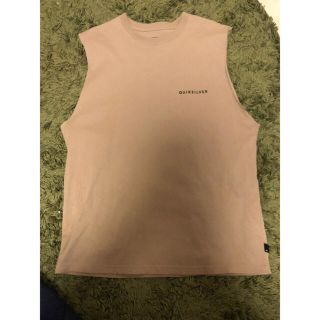 クイックシルバー(QUIKSILVER)の袖なしtシャツ　Quiksilver ベージュ　タンクトップ(Tシャツ/カットソー(半袖/袖なし))