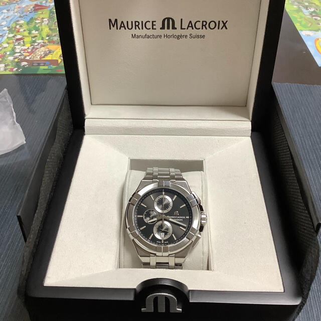 MAURICE LACROIX(モーリスラクロア)のモーリスラクロア　アイコン　クロノグラフ　Al1018-SS002-330-1  メンズの時計(腕時計(アナログ))の商品写真