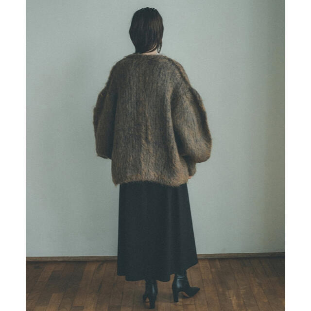 CLANE(クラネ)のCOLOR MOHAIR SHAGGY CARDIGAN❤︎ネイビー レディースのトップス(カーディガン)の商品写真