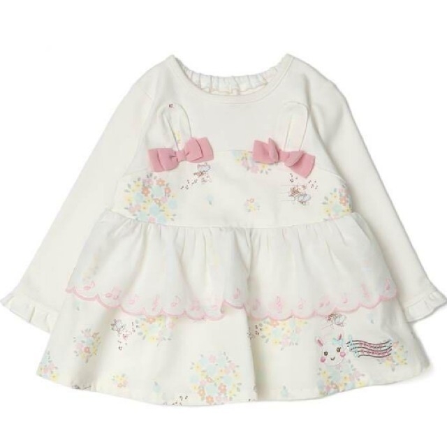 coeur a coeur(クーラクール)のクーラクール　チュニック　95cm キッズ/ベビー/マタニティのキッズ服女の子用(90cm~)(Tシャツ/カットソー)の商品写真