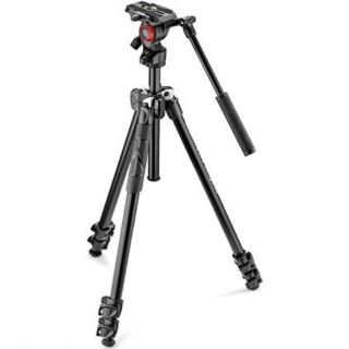 マンフロット(Manfrotto)のマンフロット ビデオ三脚キット 290LIGHT＋MVH400AH 新品未使用(その他)